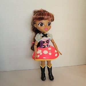 Fidgie Friends Fairy Garden Doll with Pink Dress